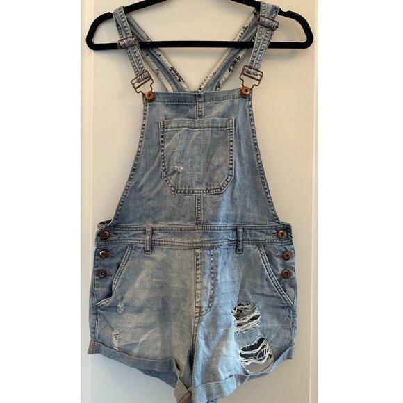 FOREVER 21 - Denim Overalls - Picture 1 of 4